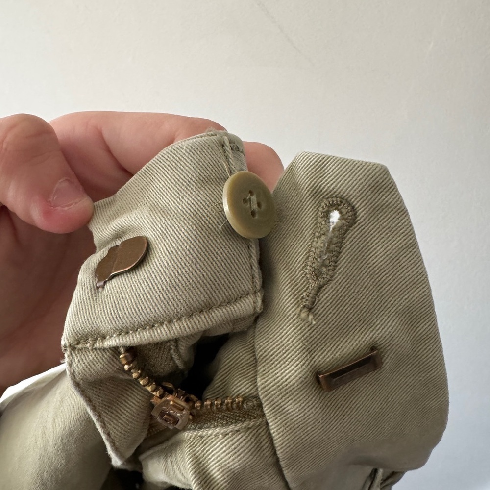 J. Crew Light Green‎ Khaki Women’s Chino Shorts Size 6 - Picture 5 of 5